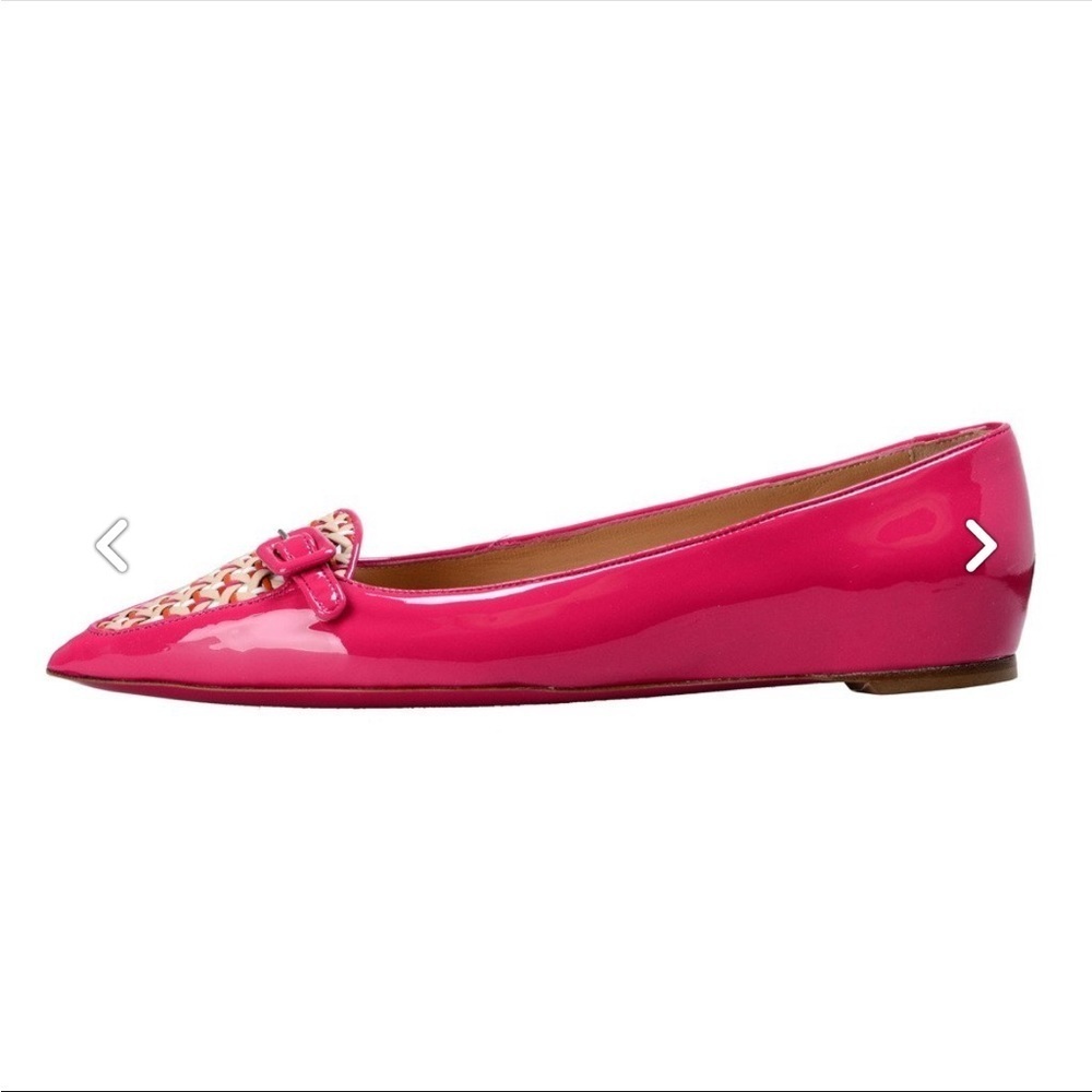 Salvatore Ferragamo woven Paige flats in Agatea Rose and bisque. size 8.5 - Picture 6 of 8